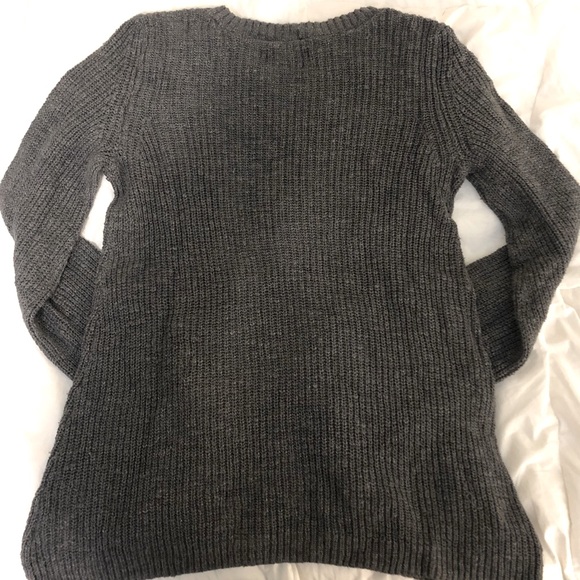 American Eagle Dark Grey Sweater Size Small - Picture 4 of 4